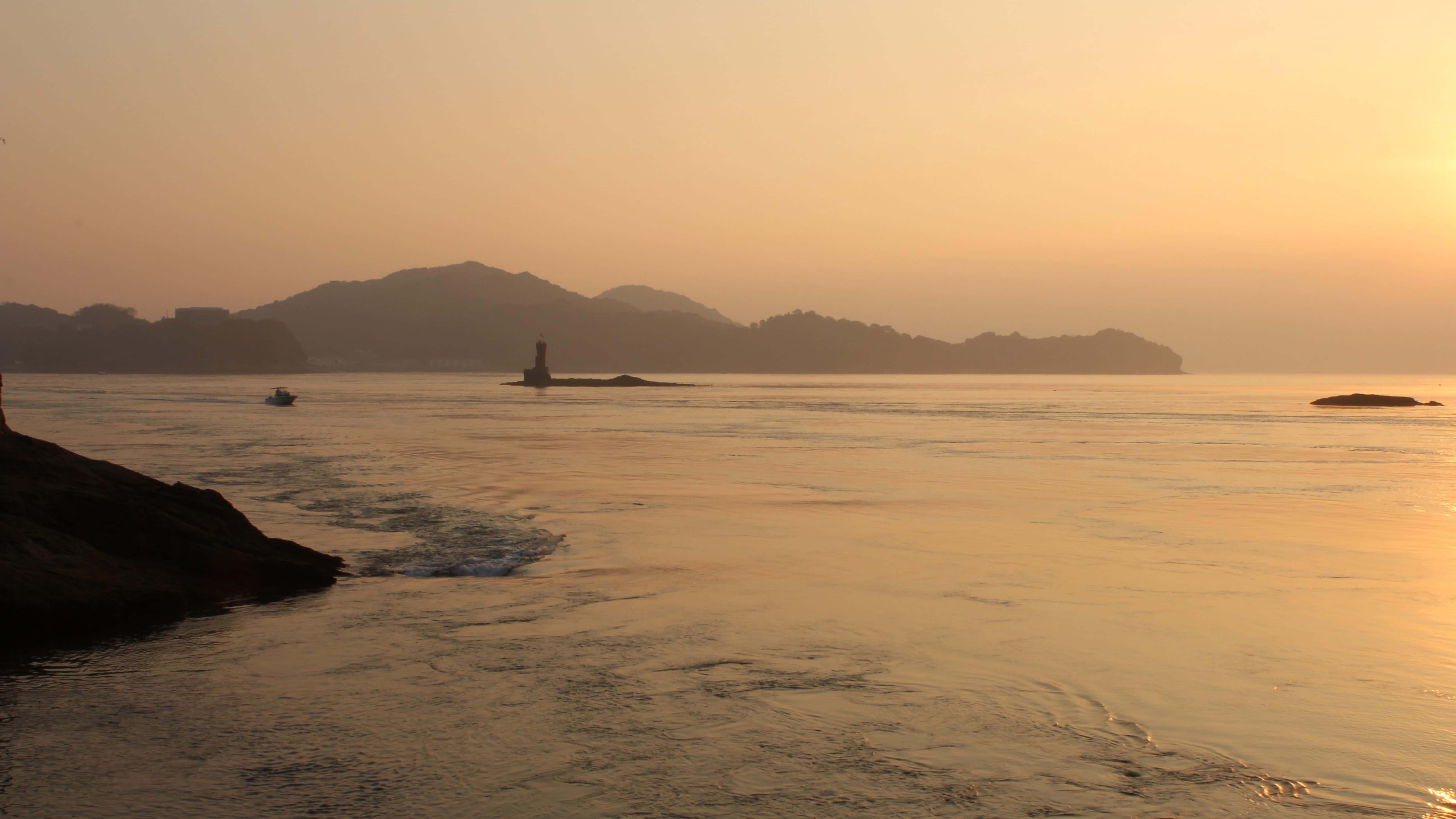 Sunrise in Hakata, Japan