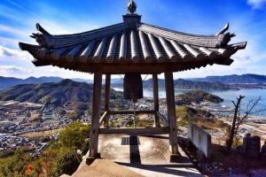 View from the mountain on the Shimanami Kaido